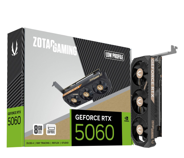 Zotac GeForce RTX 5060 Low Profile 8GB GDDR7 DLSS5 - 1363740 - zdjęcie
